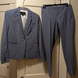 Banana Republic Tailored Women's Pantsuit Blue Chambray - Size 6